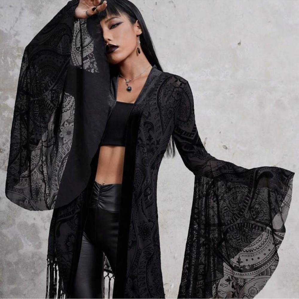 NWT House of WIDOW | True Originality Sheer Duster | L/XL